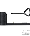 Beefy Metal Hand Grip L Bracket For RX100 VII Camera Anti Slip Accessory with included screwdriver and manual shown