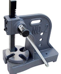 Professional Two Ton Arbor Press Built Freakin Solid With A Heavy Cast Iron Base And Precision Machined Steel Anvil side view showcasing the sturdy design.