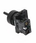 Two Position Rotary Selector Switch With On Off Function, One Normally Open Contact, 10A At 600V AC, Industrial Grade Built Tough