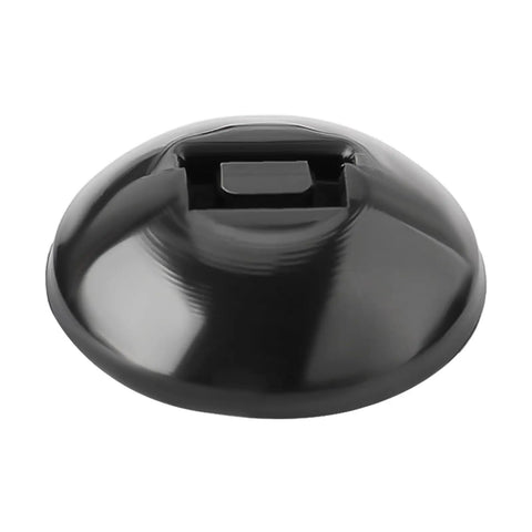 Close-up of black buckle from 200 Pcs Nylon Universal Cable Tie Buckles Zip Ties For Auto And Home Use