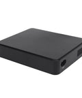 Mini Ups Battery Backup With 10400mAh Capacity For Routers Modems And Security Cameras sleek black design with power input port.