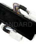 Premium Black Power Seat Switch Replacement For Daily Cars Trucks PSW16 shown from the side with wiring harness.
