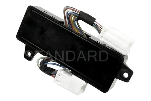 Premium Black Power Seat Switch Replacement For Daily Cars Trucks PSW16 shown from the side with wiring harness.