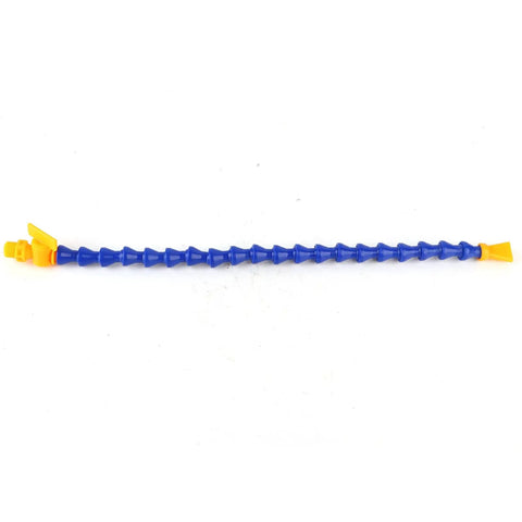 Blue and yellow tube from 12 Pack Round Flat Nose CNC Coolant Pipes For Lathes Mills And Hydraulic Systems Water Cooling Tubing.