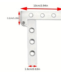 Two Pack Medium Rotating Mouth Hinges With Concealed Pivot for cabinet doors wine cabinets and wardrobes dimensions shown