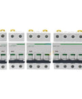 Top Quality Air Switch Small Circuit Breaker 1 Pole 2 Pole 3 Pole 4 Pole 16 Amp 63 Amp, various sizes for electrical safety gear.