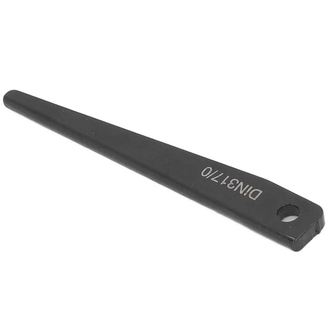 Morse Taper Drift Key Drill Tool For Lathes And Boring Machines, DIN 317/0 Pro Grade Heavy Duty Metalworking Accessory shown in silicon manganese steel