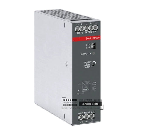 CP-S.1 24/20.0 Switching Power Supply Drop-In Replacement For Old Model, compact gray 24V DC unit with terminal connectors