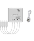 Fast 6 In 1 Parallel Battery Charger For DJI Mini 4 Pro And Mini 3 Pro Drones, Powers Four Batteries And Two USB Devices Simultaneously, Time Saving Multi Battery Charging Hub For Quick Power Refill