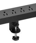 8 In 1 Desk Clamp Power Strip With USB-C PD 20W Fast Charging, Plug And Play, 2 USB-C, 2 USB-A, 4 AC Outlets, Flat Plug, 6 Ft Cord