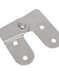 Heavy Duty Folding Hinge Kit For Tables And Ladders, galvanized steel iron chicken mouth style hinge, solid pivot pin detail