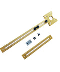 No Sweat Quick Swap Lightweight Alloy Router Circle Cutting Jig And Round Guide Bracket For Cabinet Hardware Jig with measurements.