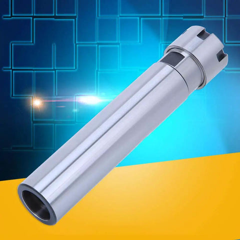 Premium ER20M Straight Extension Rod With High Hardness For Torsional Stability, Made From Durable Chrome-Molybdenum Steel To Handle Heavy Machining Tasks Efficiently, angled view.