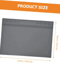 Anti Static Silicone Repair Mat For Electronics Grounding And Soldering Heat Resistant Workstation Desk Pad, 13.8x9.8 in