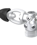 Close-up of IT500 ICE Scuba Regulator and Emergency Octopus Set With Venturi Adjust highlighting ports and ergonomic design.