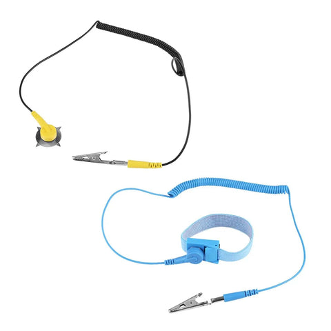 Anti Static Wrist Strap With Grounding Wire And ESD Mat Set For Phone Repair, Computer And Electronics Workstations