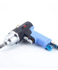 3/8 Inch Mini Pneumatic Wrench Air Impact Tool Straight Shooter with ergonomic blue handle for quick auto repair.