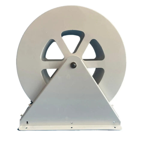 Front view of 100W Waterwheel Hydroelectric Generator With Low Speed Disc Design And Silent Belt Drive Portable Outdoor Micro Turbine