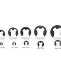 Image showing 120 Pcs E Clip Circlip Assortment Kit External Snap Ring And Retaining Ring Set For Home Improvement And Industrial Use