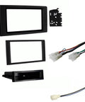 Toyota Tacoma Dash Kit For Double Or Single DIN Car Stereo Install With Wire Harness, Antenna Adapter, Black
