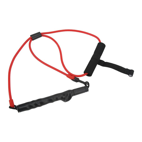 Golf Swing Trainer Resistance Band With Adjustable Ring and 360 Degree Rotating Buckle for Home Practice Latex Strength