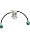 Propane Regulator Auto Changeover Two Stage For RVs With 11.5 Inch Pigtail Hose Connector 250 PSI 287500 BTU shown front view