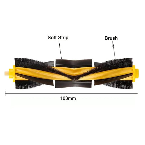 183mm roller brush for All In One Deebot Replacement Parts Kit For OZMO 920 950 T5 T8 T8 AIVI N7 N8 N8 Plus vacuums
