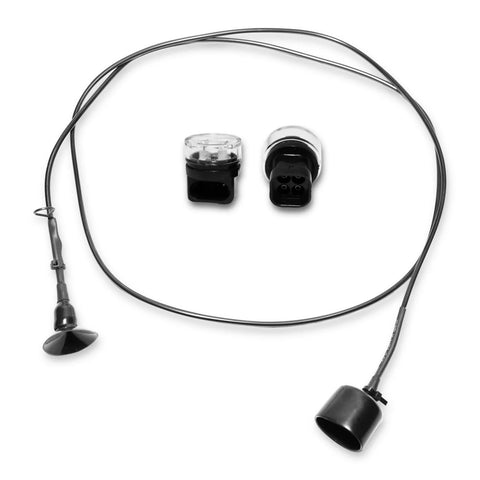 DPTOOL fuel injector noid light tester with 4-pin connector, extension cable, and clear indicator lens