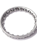 4 Pack Bike Headset Caged Ball Bearings for 29mm Inner Diameter Frames Front Forks and Rear Pearl Retainers, steel material