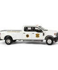 Ford F-350 Dually 4x4 Police Diecast Model 1:64 White Detroit Mounted Police Dually Drivers Series 8 By Greenlight