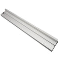 Knockout Precision Aluminum Router Fence With Quick Grip Flip Stop And Pro Miter Gauge Angle Measuring Ruler For Straight Shot Woodworking 450 To 800 Millimeters Left Side Heavy Duty Build - aluminum fence top view