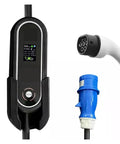 Level 2 EV Charger For Home And Garage 7kW 32A 1 Phase Type 2 Connector With 5M Cable And CEE Plug IP67 Waterproof And Fire Resistant