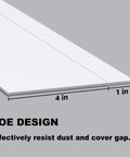 5 Inch Peel And Stick Vinyl Baseboard Trim 20 Feet Flexible Cove Baseboard Molding For Wall To Floor Gaps Easy Install