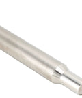 Omquot Heavy Duty Rivet Punch Set With Comfort Grip Handle For Leather Crafts And DIY Projects, Stainless Steel Installation Base Kit To Drill Holes In Thick Materials Perfect For Pros And Hobbyists A Total Game Changer close-up of stainless steel punch tip