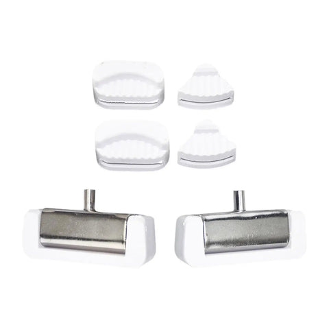 Shock Absorbing Mats For Sewing Machines With Lock Stitch Head Pads Easy Install Metal Spare Parts To Protect Your Sewing Head Durable Pad Set For Pros, white 5 cm x 2 cm pads