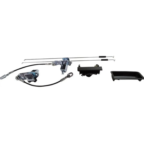 Steel Tailgate Latch Kit For GMC K1500 K2500 C2500 C3500 1988-1998 Driver And Passenger Side cables and handles set