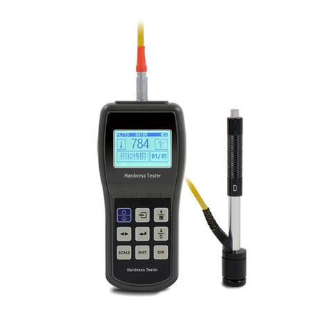 Knockout Performance Handheld Digital Hardness Tester Built For Tight Industrial Material Checks With Dead Easy Readings Covering 170 To 960 HLD Across Universal Hardness Scales Daily, displaying 784 HLD.