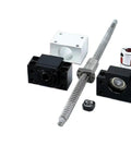 25Mm SFU DFU Ballscrew Set Kit With Single Nut And Double Nut, BKBF20 Support, DSG25H Nut Housing, D40L66 Coupling, Kit9 for CNC projects.