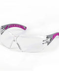 All-Day Comfort Anti Fog UV400 Safety Glasses With Ultralight Rubber Temples And Arc Frame Goggles For Men And Women Clear Vision Eye Protection