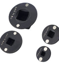 Drive Reducing Socket Adapter Set 4 Piece Low Conversion Kit Inch To 3/4 3/4 To Half Half To 3/8 3/8 To Quarter Drive For Automotive Machinery And Tight Space Repairs Where You Need Some Serious Muscle Now, 4pc Cr Mo steel