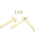 2 Pack Lid Support Hinges For Boxes Display Cabinets And Kitchen Cupboards 68 By 8mm Soft Close Lid Stays with screws