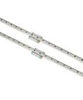 Top Tier Compact Precision Linear Guide Rail System Two Piece Heavy Duty Steel Set For Small Automated Equipment And High Accuracy Motion Control viewed from above.