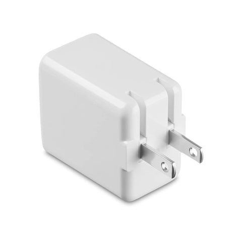 12W USB A Wall Charger One Port Portable Two Pack For iPhone Samsung And More Fast Charging Brick White Grab And Go Ready For Travel And Desk Use Compatible With iPhone 16 15 14 13 12 11 X And Android Phones, white USB-A plug