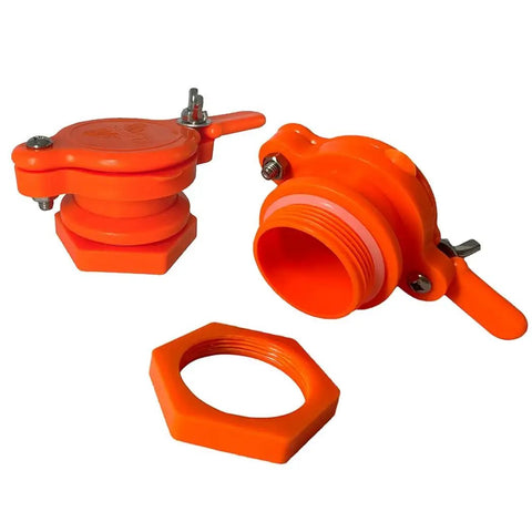 Two Pack Honey Gate Valve For Extractors, Durable Nylon Tap, Food Grade Beekeeping Gear, Easy Install, No Leaks, Reusable Essentials