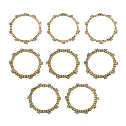 Clutch Friction Disc Plate Kit Direct Fit For Svartpilen 801 Norden 901 And Expedition 901 Motorcycles Replaces OEM Parts 63632011010 And 63532011010 For Smooth Shifts And Long Lasting Performance, 8-piece clutch plates