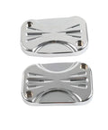 Chrome CNC Brake Fluid Reservoir Cap And Master Cylinder Cover For Harley Electra Glide Road King