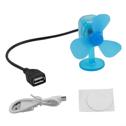 Portable Wind Turbine Power Generator For Cars EV With 5V USB Output Eco ABS Plastic Alternative Energy Charger For Mobile Phones And Power Banks On The Go Wind Charging Solution in blue with USB cable included.