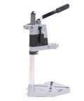 Baxyadex Universal Bench Drill Press Stand With Sturdy Aluminum Alloy Body and 25 Mm Stainless Steel Column, side view.