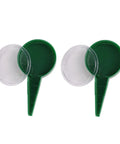 Pack Of 2 Handheld Seed Spreader And Dial Seed Dispenser Sower With 5 Adjustable Settings For Precise Seeding Easy Grip Compact Tools