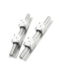 Solid High Precision Linear Guide Rail Kit With Ball Bearing Block Sliders For Smooth CNC And 3D Printer Makers Looking For Zero Stick Slip Action And Heavy Duty Performance Right Now. bearing steel linear rail kit with two blocks
